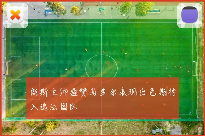 朗斯主帅盛赞乌多尔表现出色期待入选法国队
